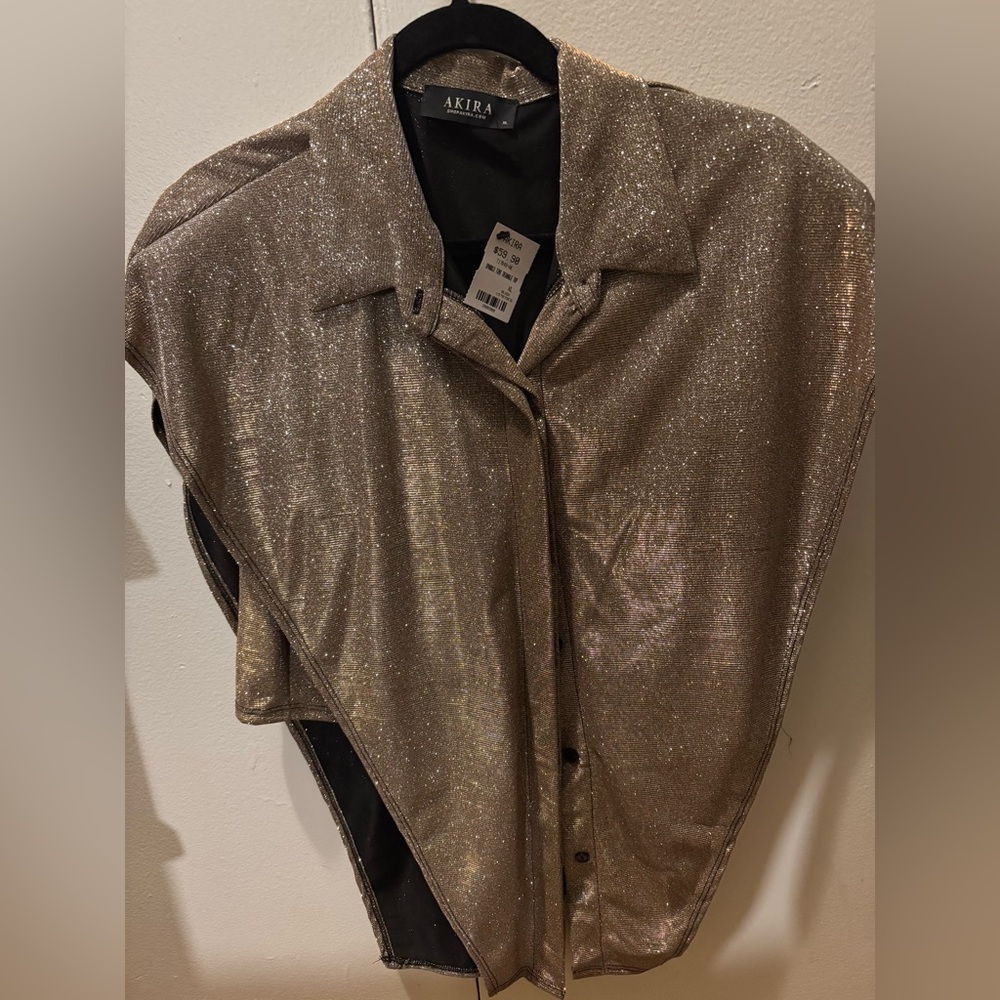 AKIRA Sparkle Time Triangle Top